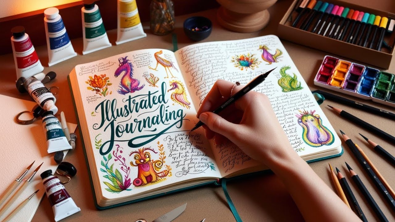 Illustrated Journaling 14 Days of Creative Prompts for Mindful Art