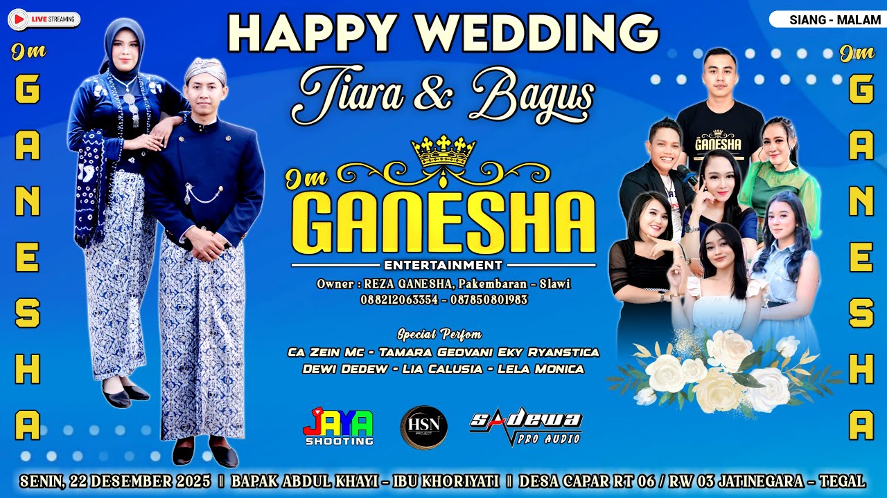 🔴 LIVE OM GANESHA || WEDDING 