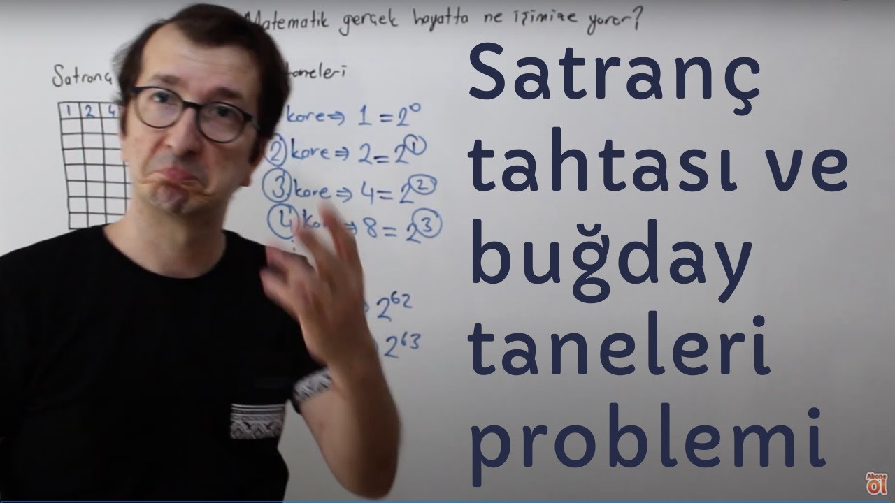 Matematik ne işimize yarar? Satranç tahtası ve buğday taneleri problemi