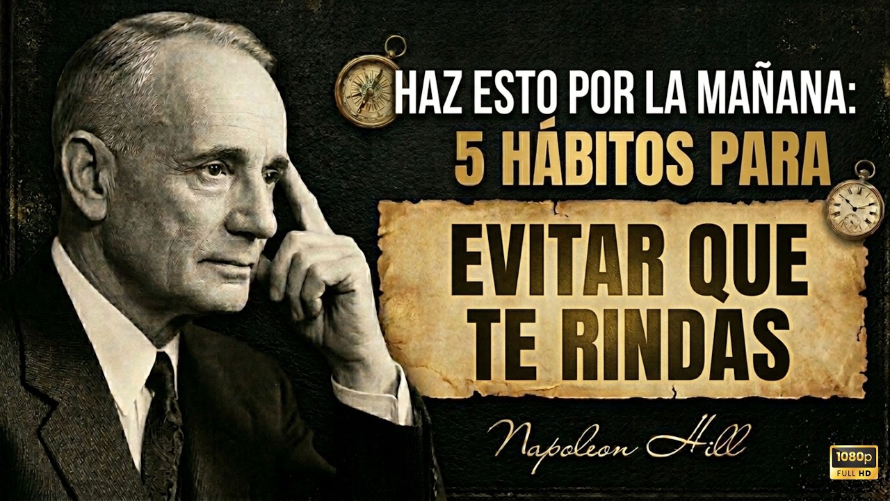HAZ ESTO CADA MAÑANA: 5 Hábitos Que Fortalecen Tu Mente y Te Impiden Rendirse | Napoleon Hill