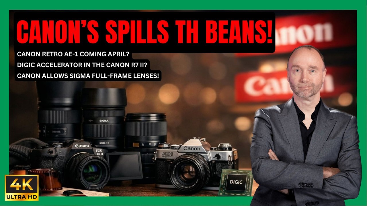 Canon executives speak in Europe about third party full-frame lenses, Retro AE-1 & More