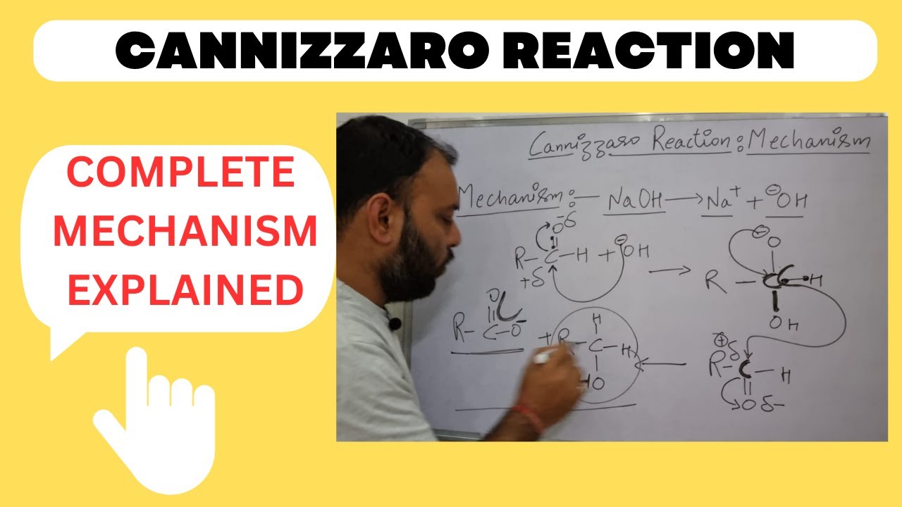 Cannizzaro Reaction Mechanism: Explained completely II Organic Chemistry Name Reaction II