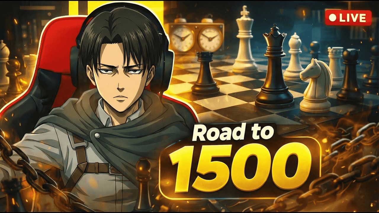 Road to 1500 elo Rapid game - Day 203