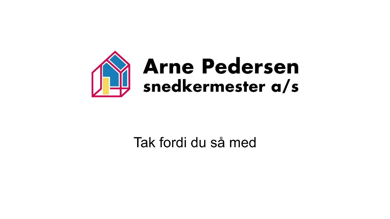 Arne Pedersen Intern Meddelelse