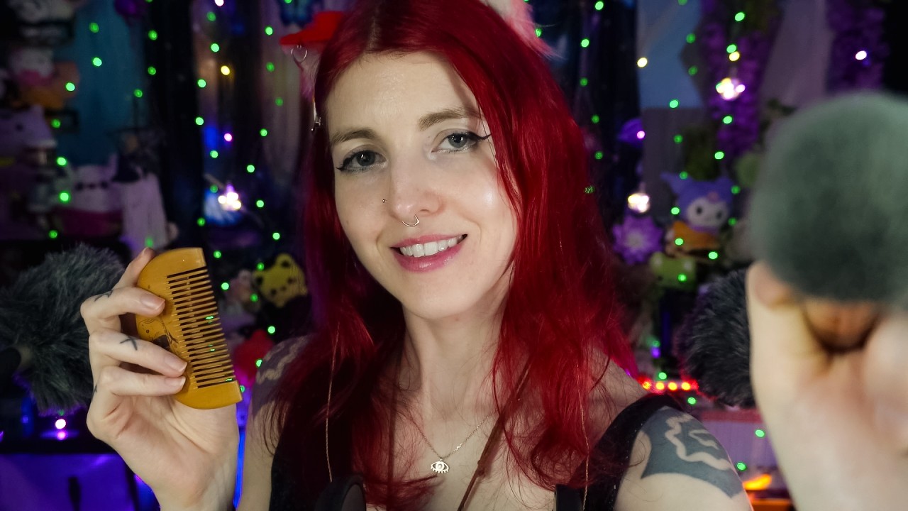 Brushing you to sleep ASMR ✨ Intense tingles, visuals, & more