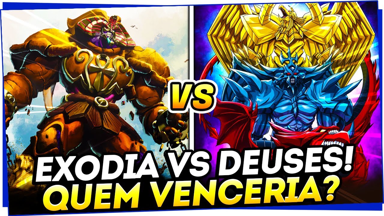 EXODIA vs DEUSES EGÍPCIOS - AS CARTAS MAIS PODEROSAS DE YU-GI-OH
