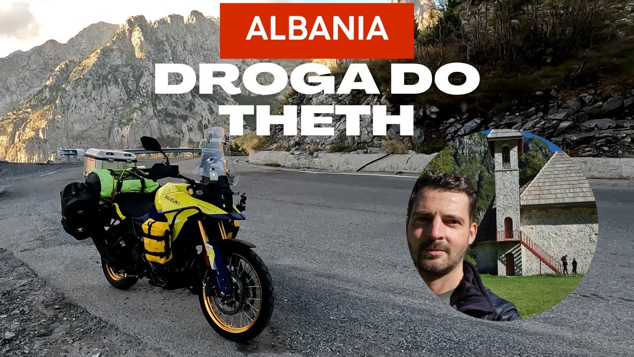 ALBANIA Droga do Theth. Droga SH 21
