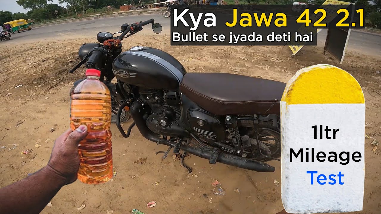 Most Awaited!! Jawa 42 (2.1) - 1 Ltr Mileage Test | Hindi | GS Rider