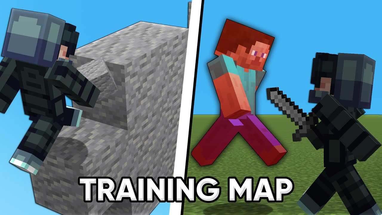 ЛУЧШАЯ тренировочная карта PvP для Minecraft