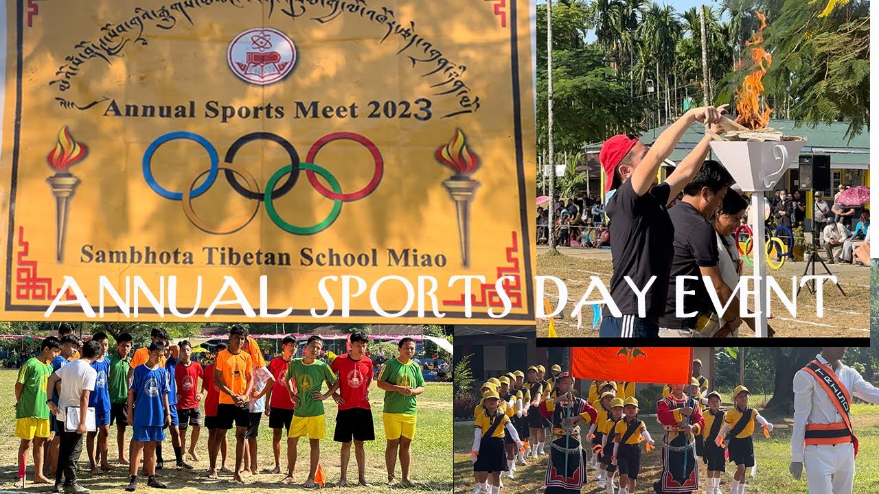 Annual sports day meets atSambota Tibetan School #miao #arunachalpradesh #tibetanvlogger #subscribe