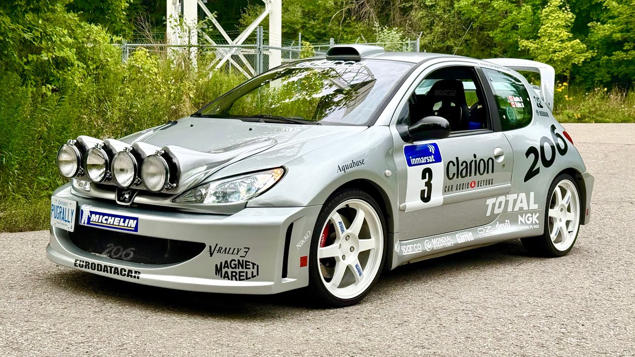 This DIY Peugeot 206 WRC Is Major Gran Turismo Vibes!!