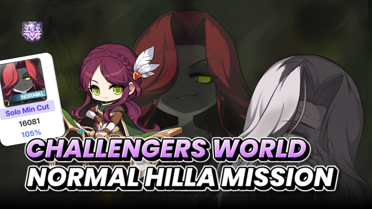 MapleStory Challengers World Bowmaster Normal Hilla Mission (17m CP)