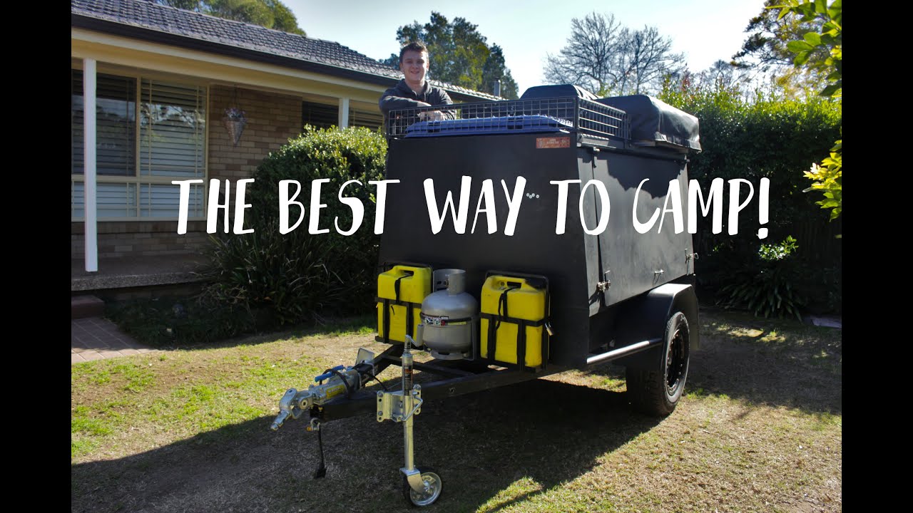 THE PERFECT CAMPING SETUP! - Custom camper trailer walkthrough