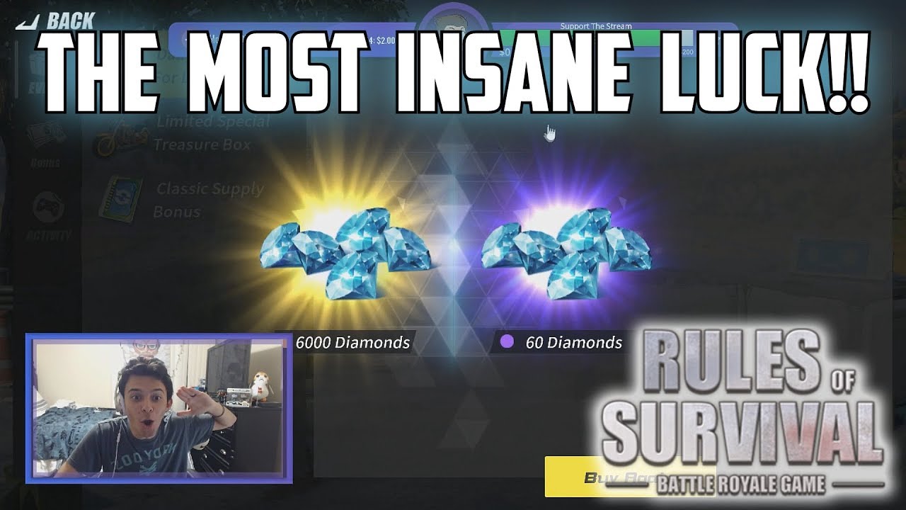 100 DOLLARS IN DIAMONDS FOR FREE! - Rules of Survival