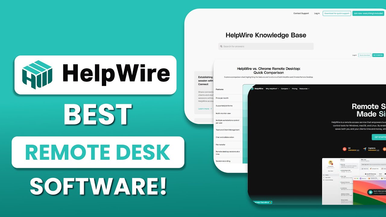 Обзор HelpWire &mdash; лучшее бесплатное программное обеспечение для удаленного рабочего стола!