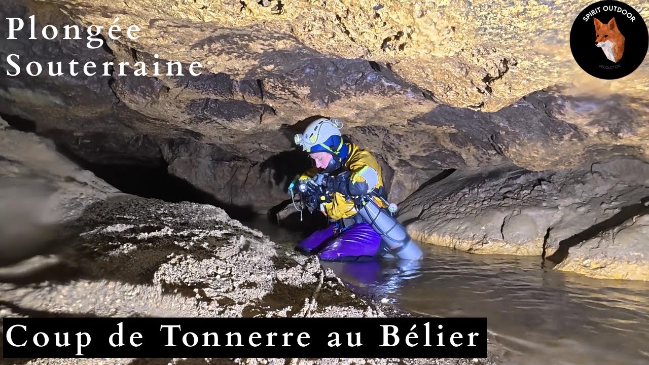 Plongée Spéléo - Coup de Tonnerre au Bélier 