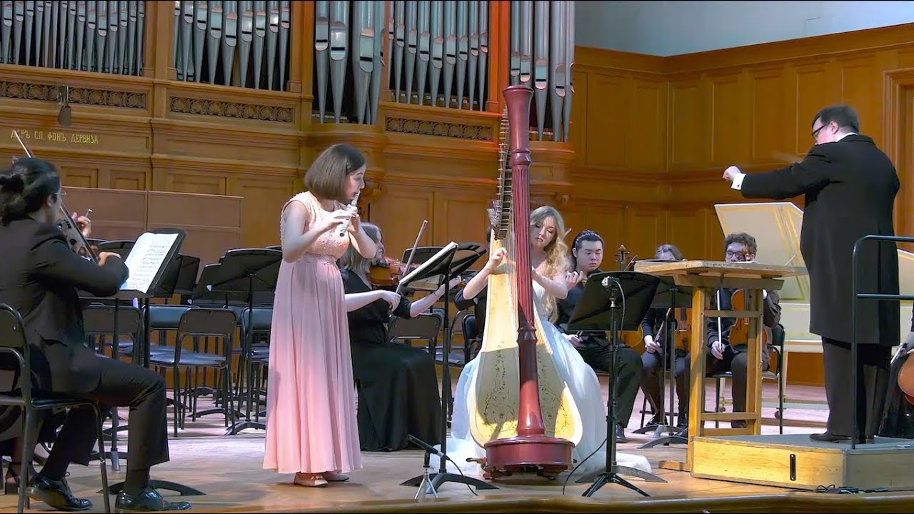 J. Haydn - Concerto for flute and harp hob XVIII, no 6