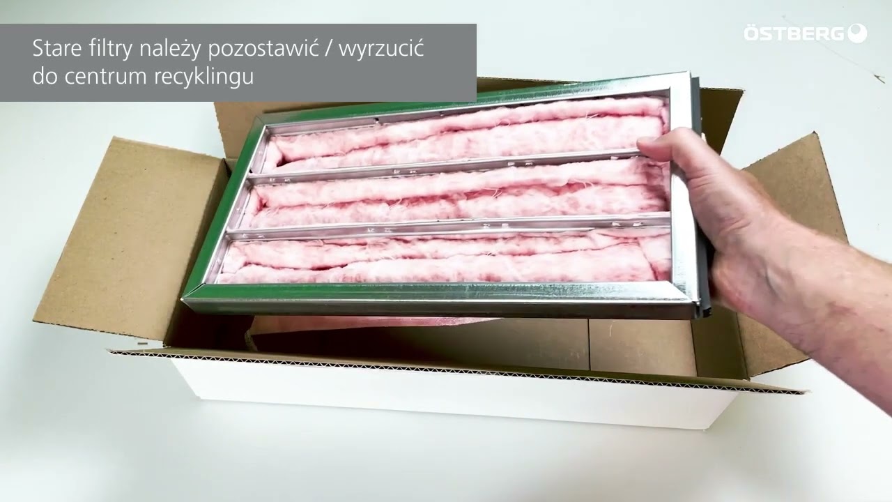 Wymiana filtra w Centrali Wentylacyjnej HERU S - Poradnik Dla Instalatorów | #ÖSTBERG