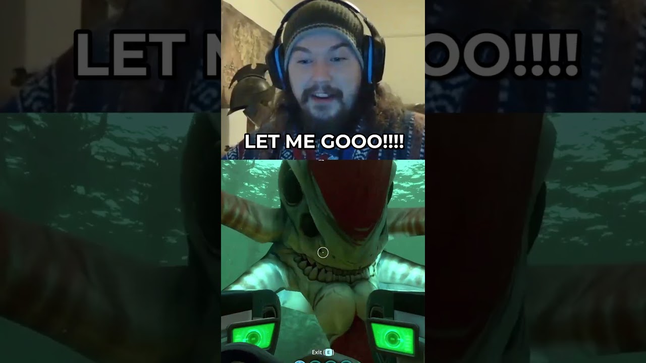 It Nearly ATE ME - First Time Playing Subnautica #subnautica #jumpscare