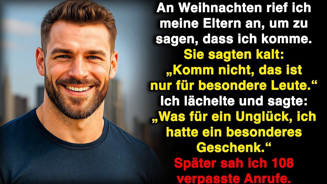Ich rief meine Eltern an Weihnachten an, und sie antworteten: „Komm nicht zurück …“