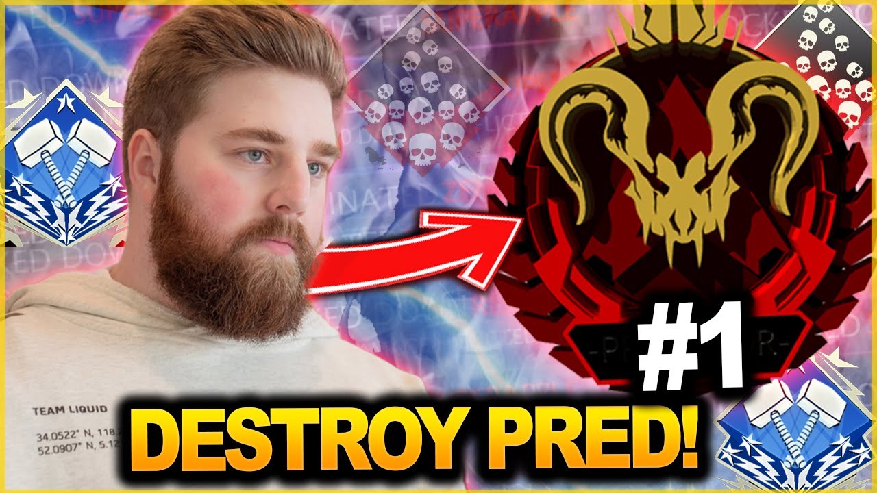 ROGUE DESTROYED PREDATOR LOBBY ! - ROAD TO RANK #1 DAY 1 - APEX LEGENDS