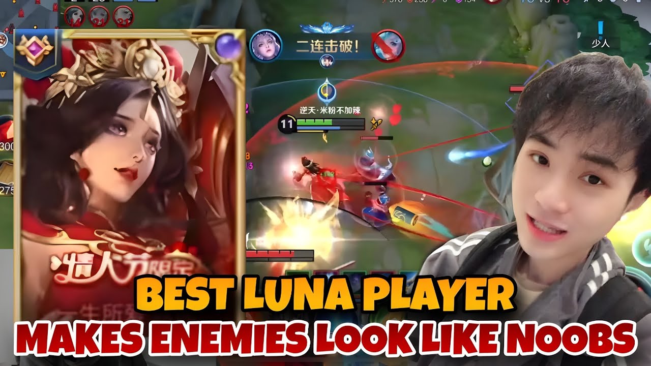 BEST LUNA PLAYER 😱 26 KILLS IN 14 MINUTES ENEMIES LOOK LIKE TOTAL NOOBS | HONOR OF KINGS