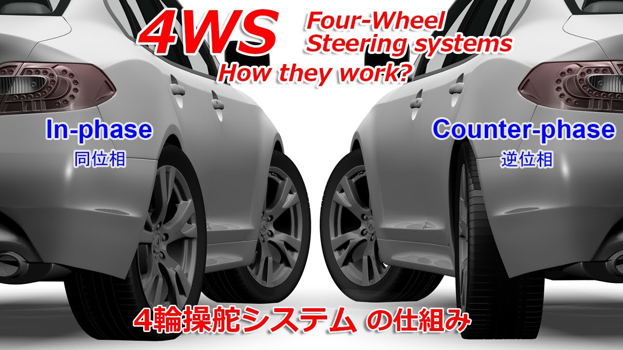 4WS (Four-Wheel Steering) systems. How they work.