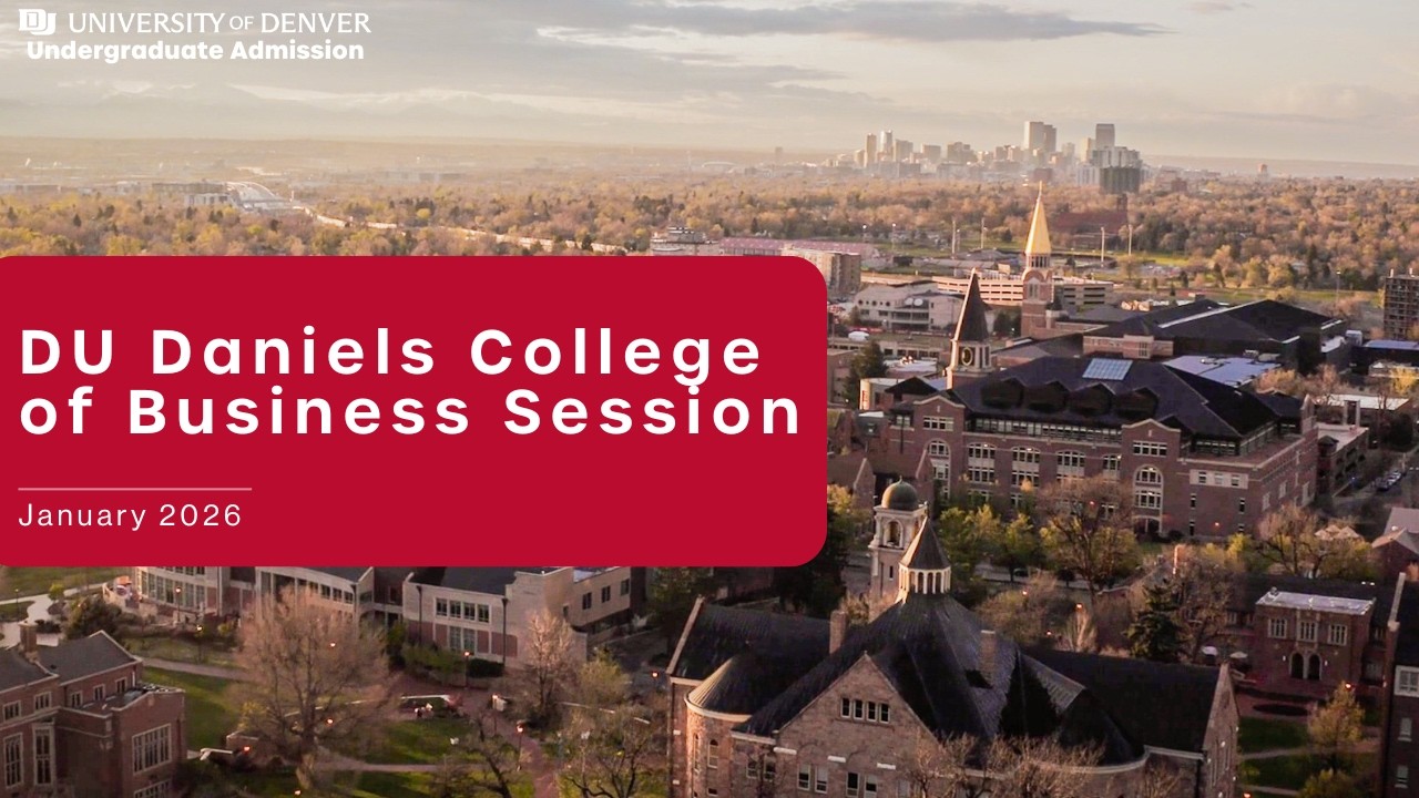 Virtual Open House 2026 | Daniels College of Business
