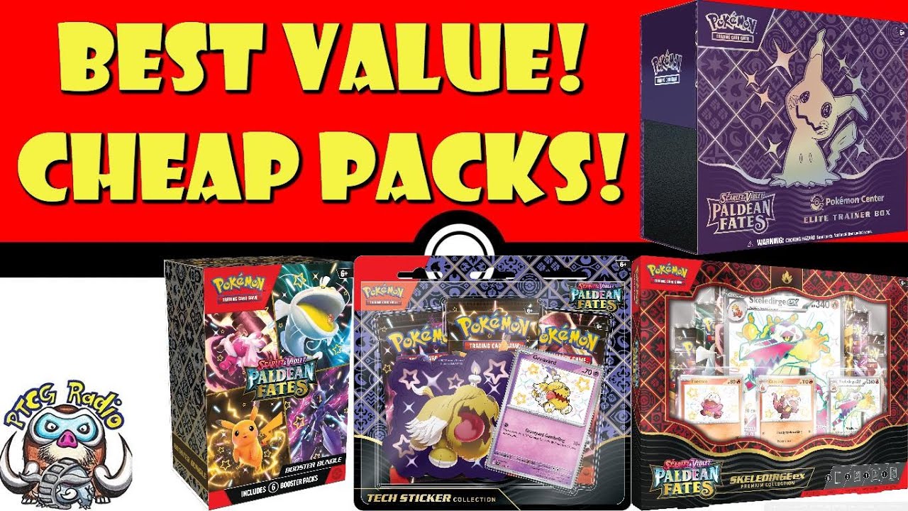 The Best Value Paldean Fates Products! How to Get the Cheapest Packs! (Pokémon TCG News)