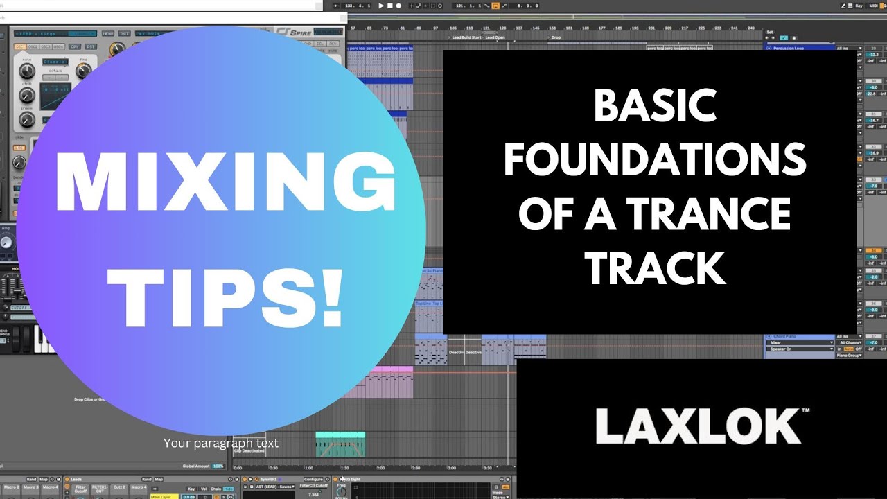 Trance Production Tips - What are the Basic Foundations of a Trance Track
