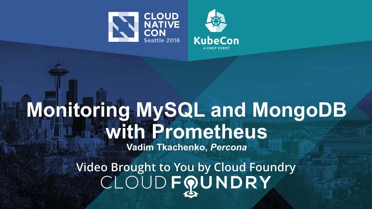Monitoring MySQL and MongoDB with Prometheus by Vadim Tkachenko, Percona