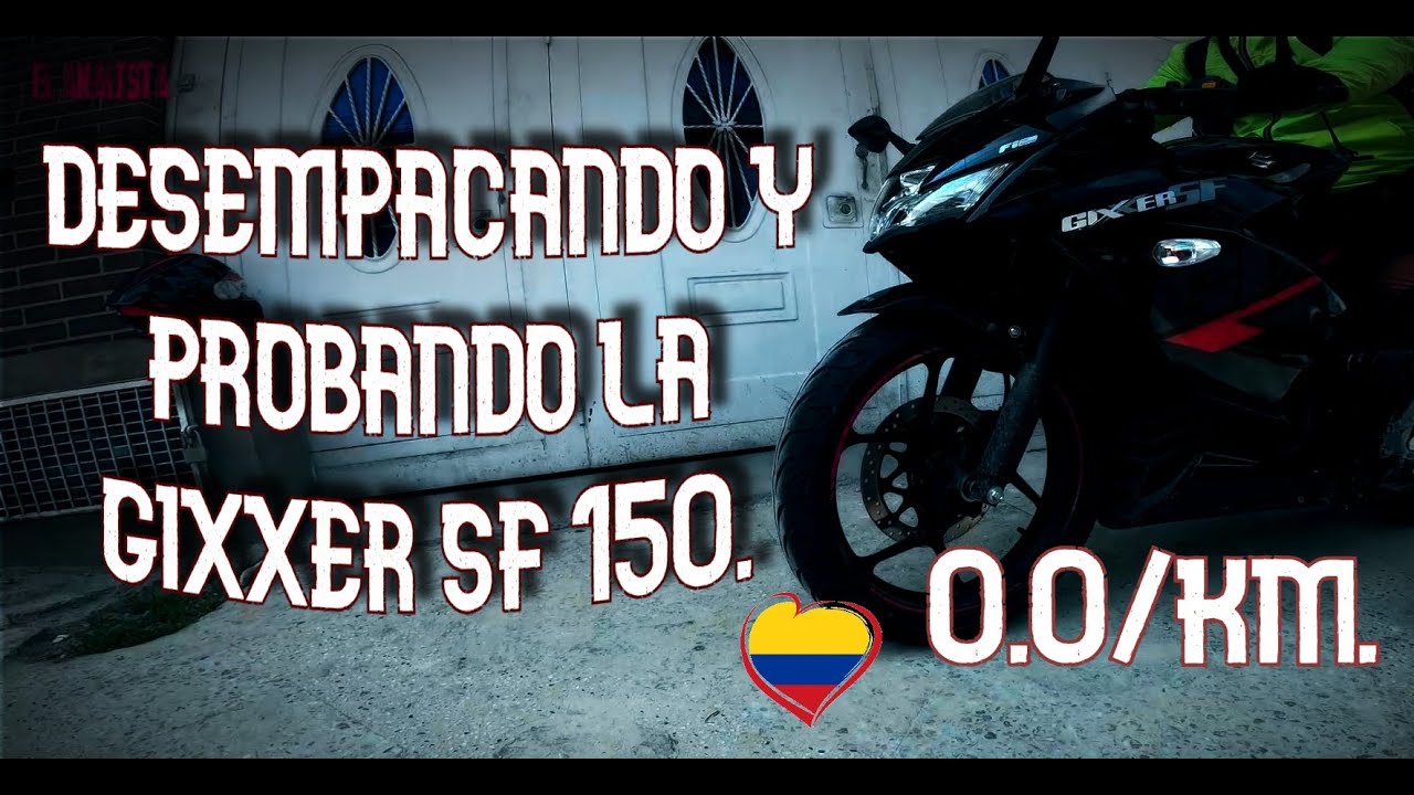 GIXXER SF 150 con ABS fi 2024, desde 0 km. Las primeras impresiones. #test #colombia #moto#suzuki.😮❤