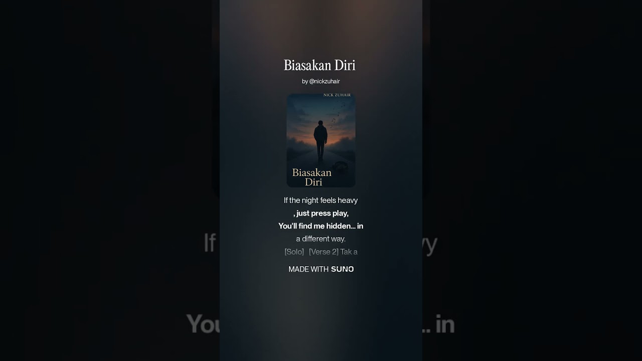 Biasakan Diri - Nick Zuhair