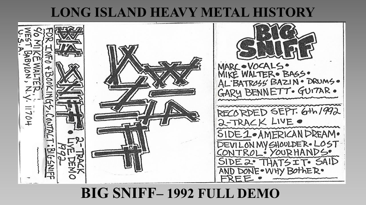 BIG SNIFF - NY, US - 2-TRACK LIVE DEMO - 1992 - FULL