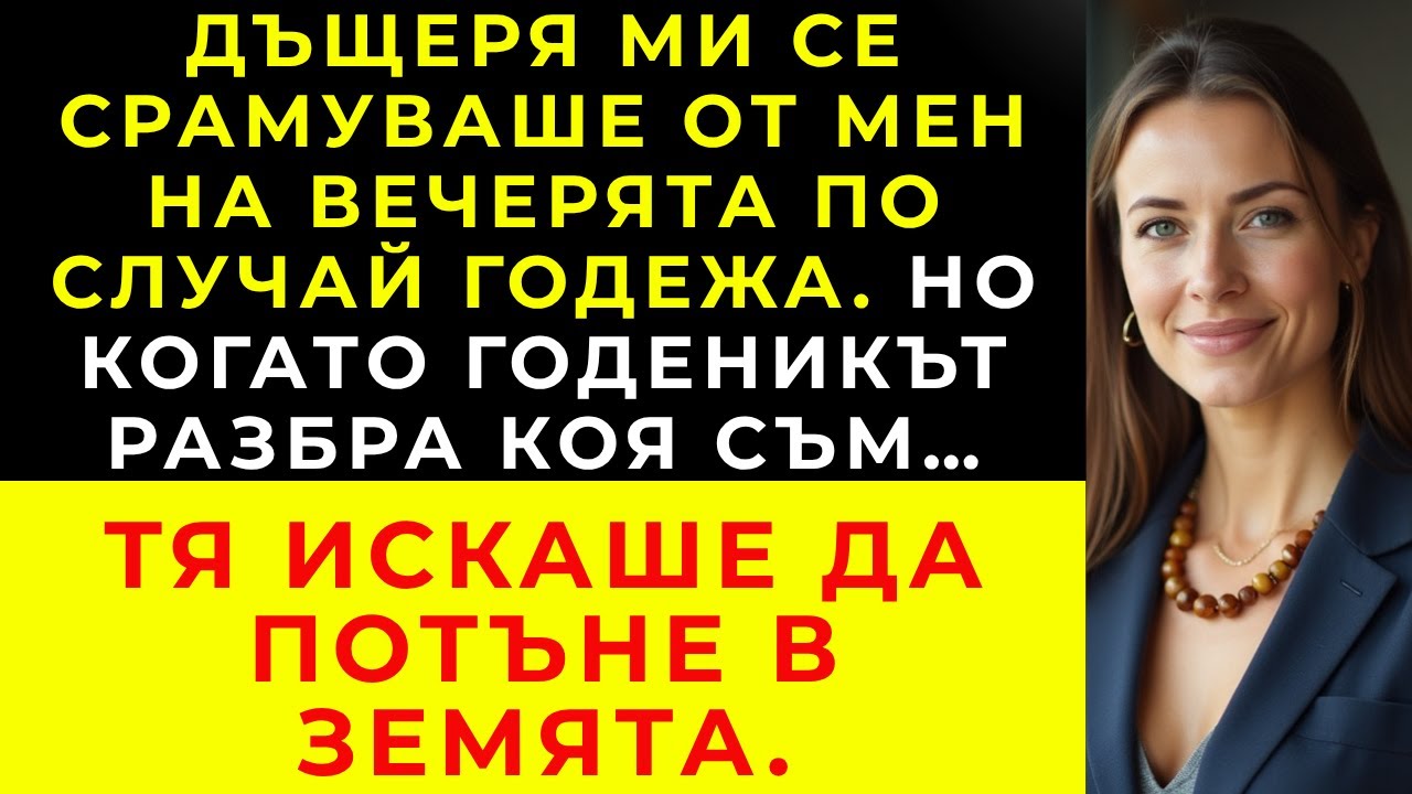Дъщеря ми ме помоли да бъда тиха на вечеря с годеника ѝ, но той разбра коя съм и срамът беше неин.