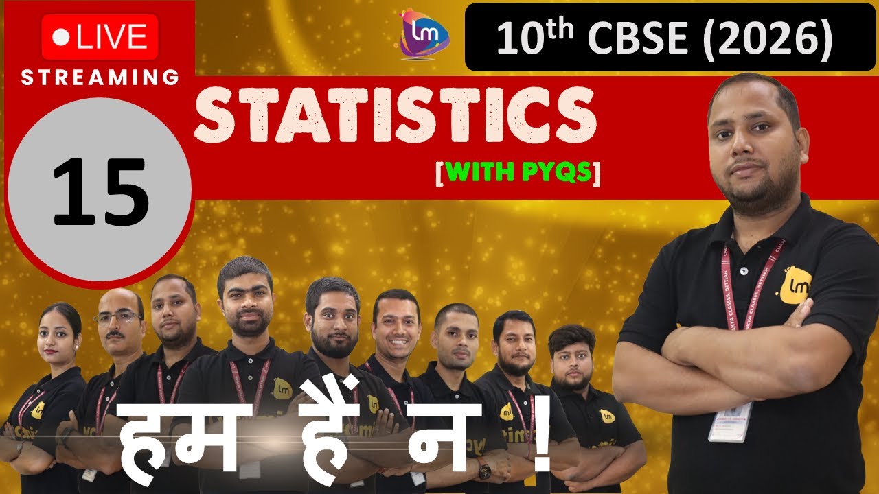 Statistics Class 10 || ONE SHOT || NCERT Full Chapter | Mean, Median, Mode & Ogive | Board Exam 2026