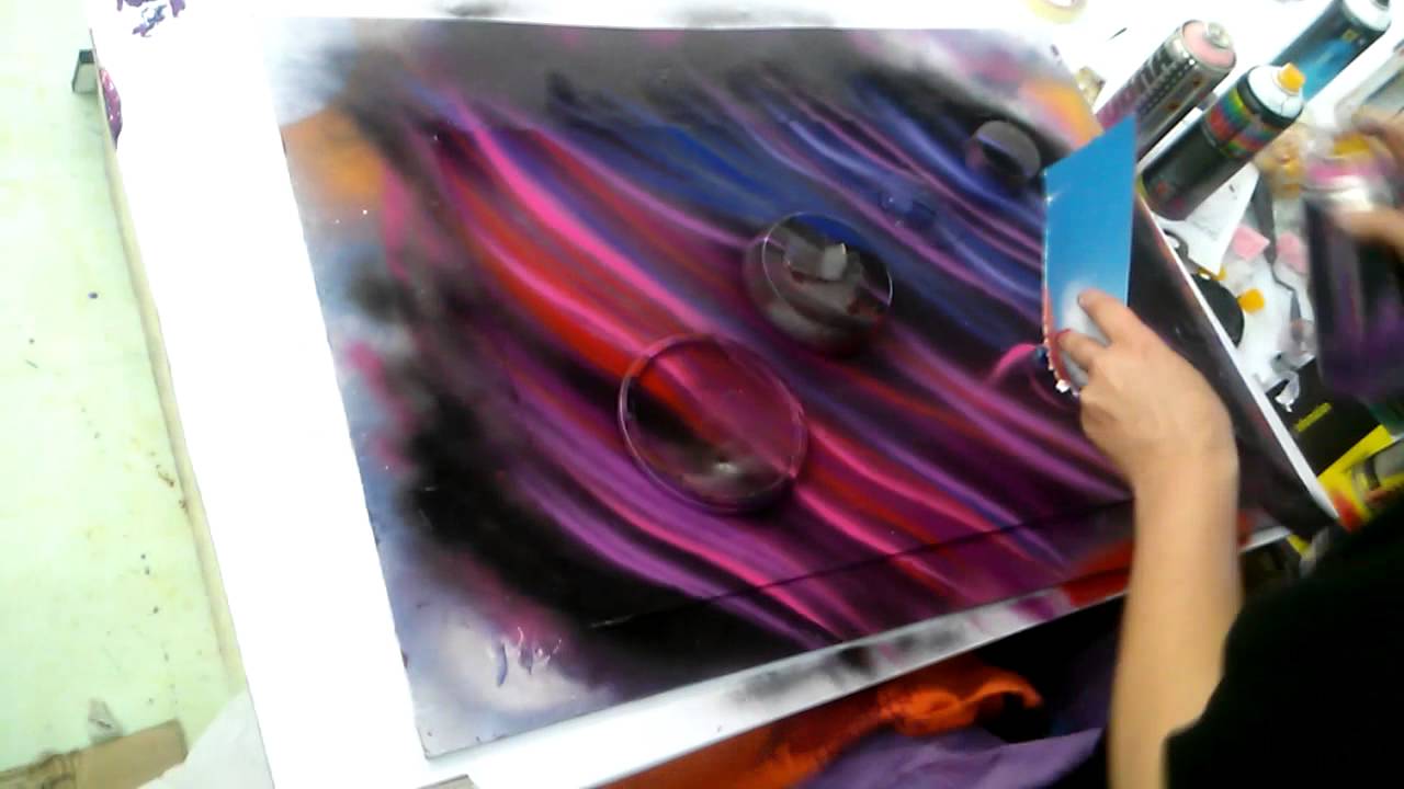 Spray paint art .. Bawadi mall
