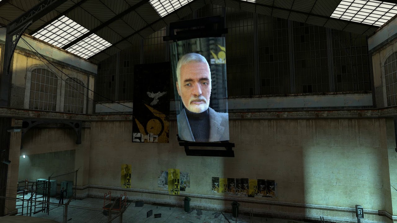 HL2 Брин приветствует граждан в City17