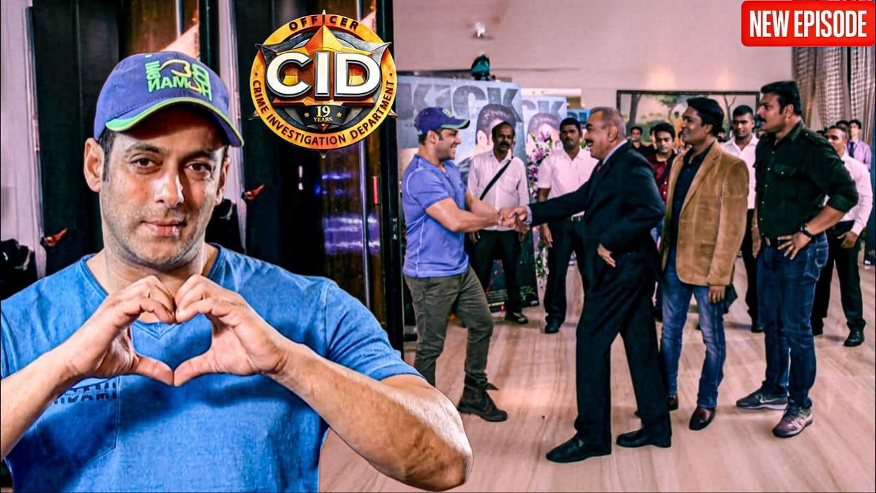 Salman Khan पहुंचे CID टीम से मिलने || Cid Latest Episodes ||