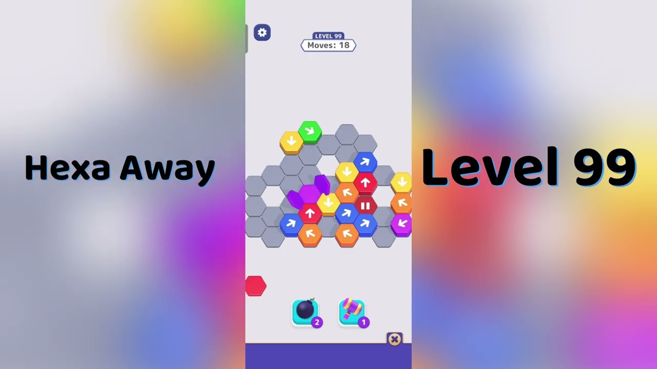 🧠 Hexa Away Level 99 Walkthrough