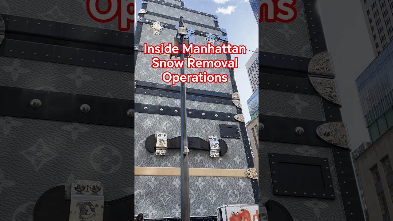 Inside Manhattan Snow Removal Operations | NYC Winter Storm Response #newyork #snow #nyc