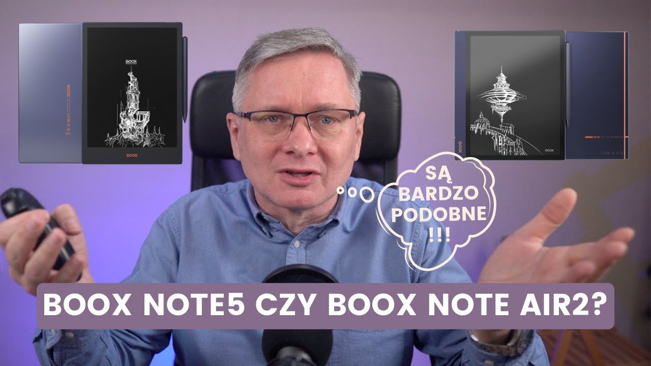 Boox Note Air 2 czy Boox Note 5? Zobacz 5 różnic zanim kupisz