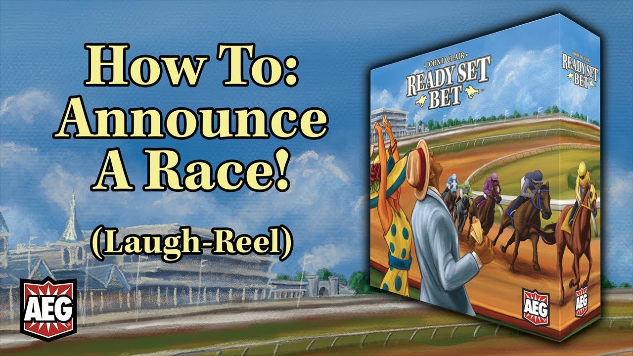 Ready Set Bet: How To Announce A Race (Laugh Reel)