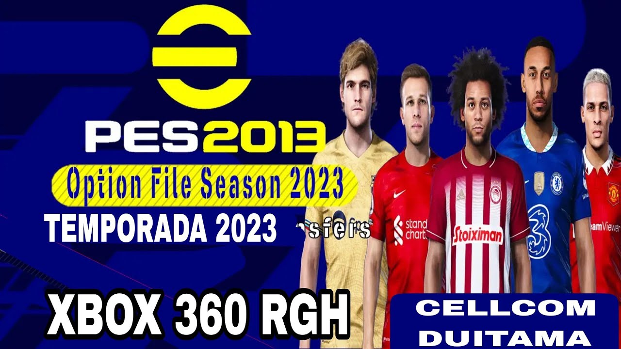 PES 2013 XBOX 360 RGH TEMPORADA 2023 - PES 13 Actualizado 2023 fichajes 2023