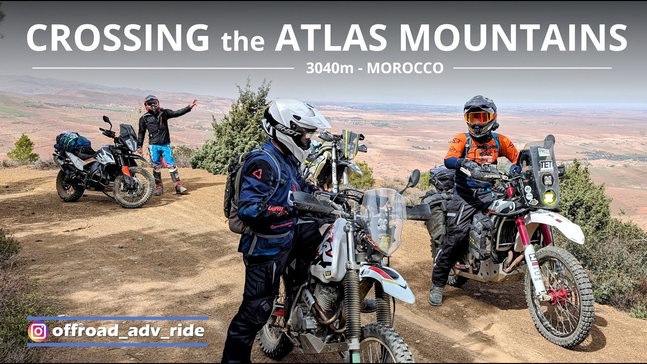 TRAVERSEE DU HAUT ATLAS, AVENTURE OFFROAD MOTO, MAROC 2024 #Offrartv #501FE #ADVLITE
