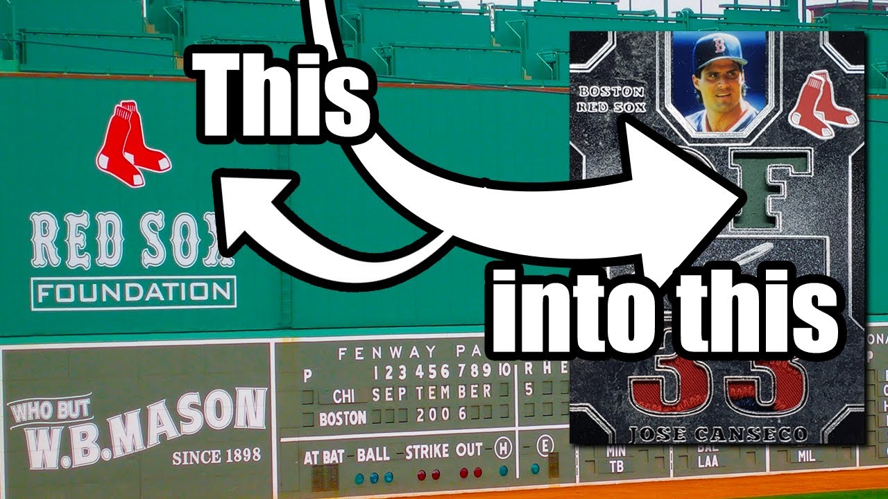 I Created a (Green) Monster!  History in a Baseball Card