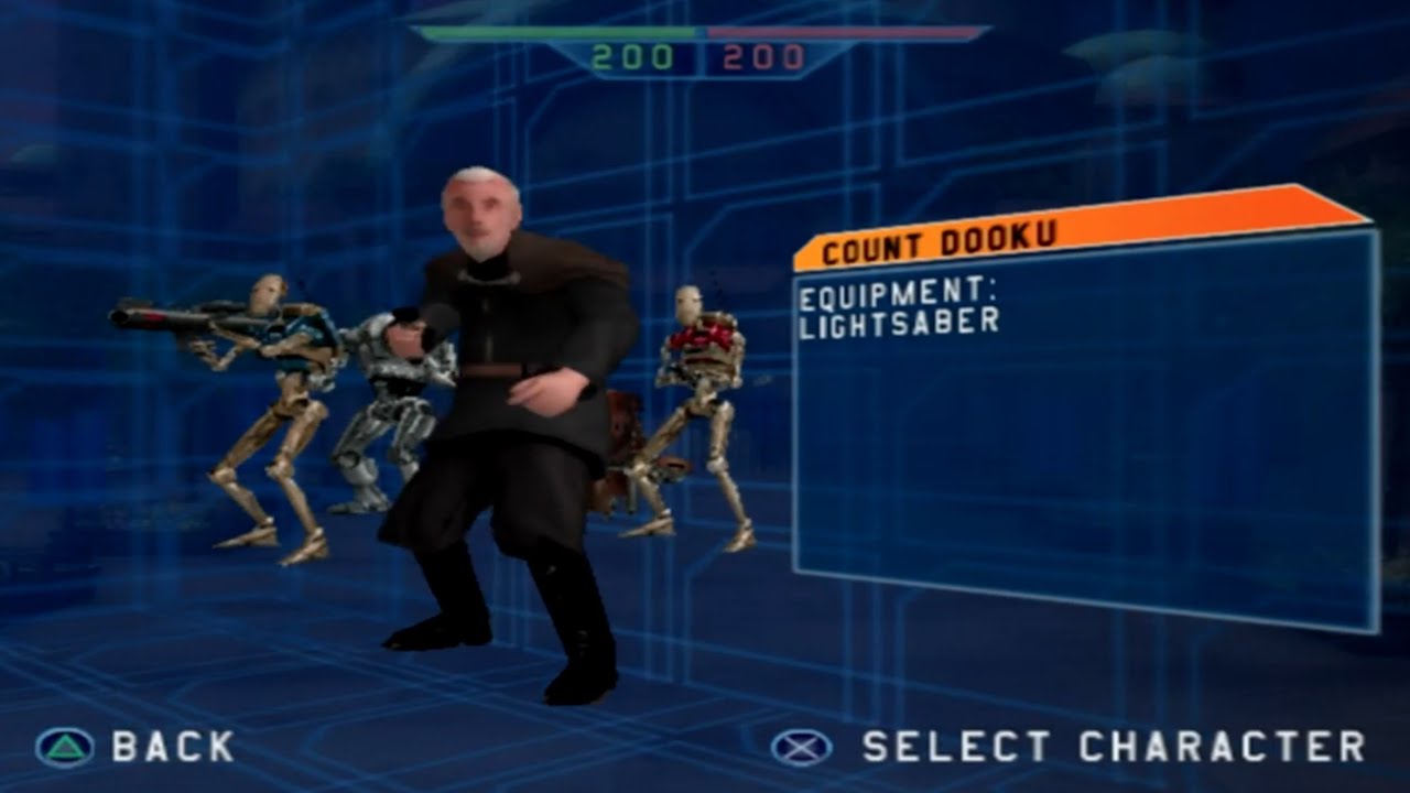 Battlefront 1 (Ps2) Jedi Mod - Count Dooku