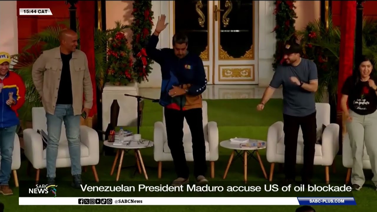 Venezuelan President Nicol&aacute;s Maduro has accused the United States of oil blockade
