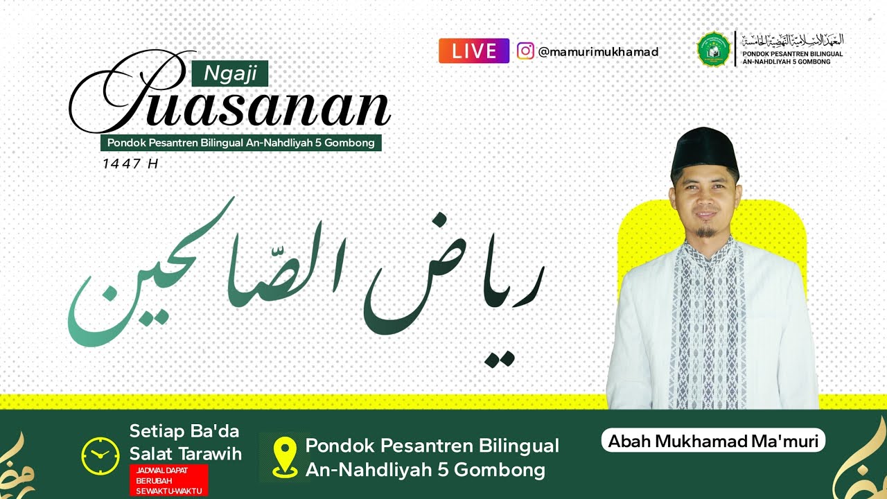 🛑Live Ngaji PUASANAN 