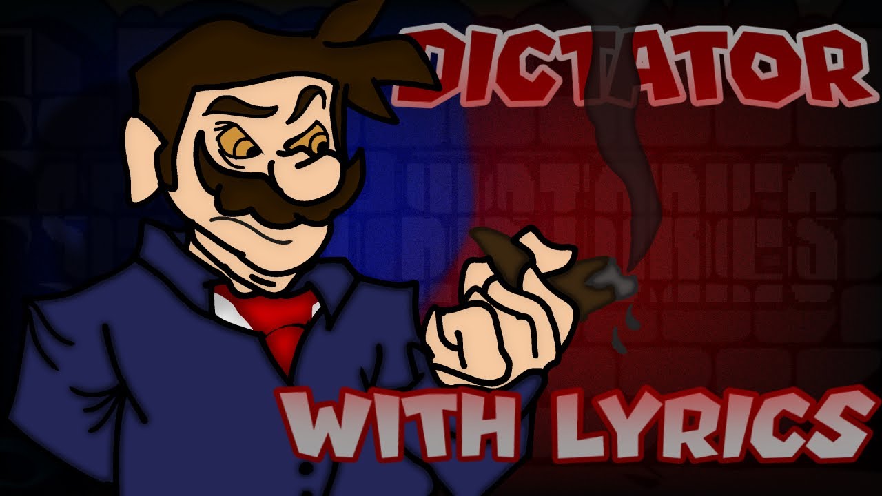 [FNF] Dictator WITH LYRICS - Mario’s Madness V2 Cover